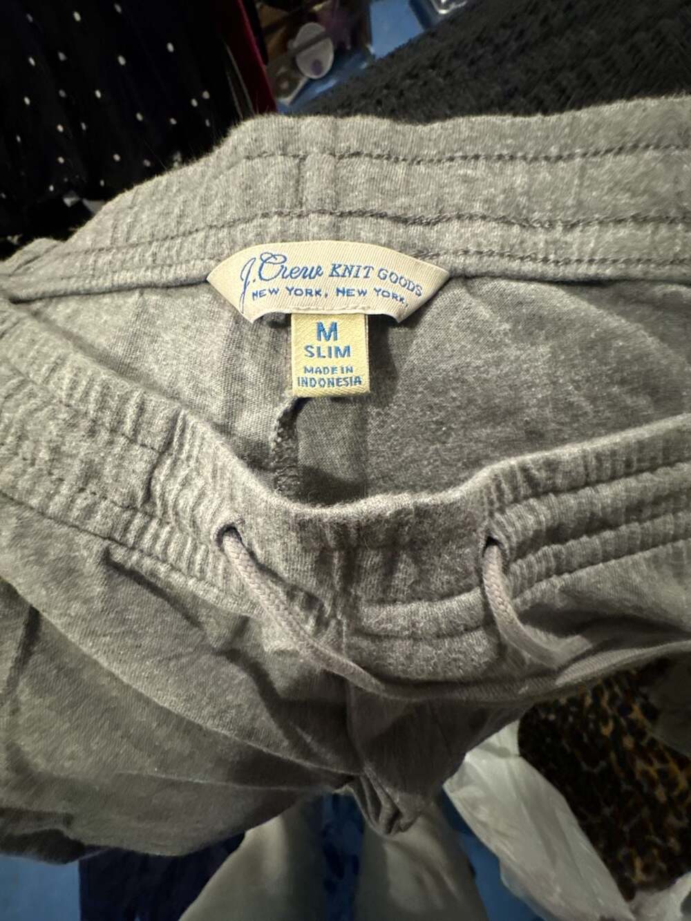 J.Crew Knit Goods Slim Fit Gray Sweatpants